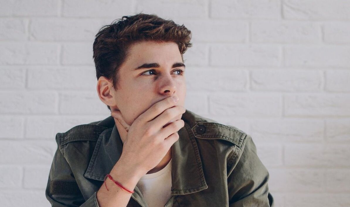 man thinks about ways to increase penis